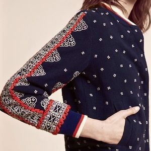 Conditions Apply Embroidered Bomber Jacket